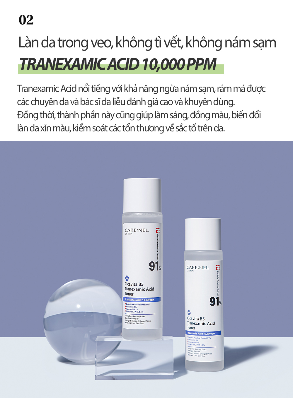 Toner Cicavita B5 Tranexamic Acid Carenel (7)