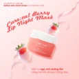 Mặt nạ ngủ môi dưỡng ẩm hồng môi tẩy tế bào hương dâu Care:nel Berry Lip Night Mask 23g