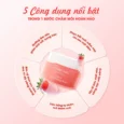 Mặt nạ ngủ môi dưỡng ẩm hồng môi tẩy tế bào hương dâu Care:nel Berry Lip Night Mask 23g