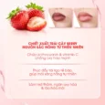 Mặt nạ ngủ môi dưỡng ẩm hồng môi tẩy tế bào hương dâu Care:nel Berry Lip Night Mask 23g