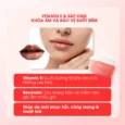 Mặt nạ ngủ môi dưỡng ẩm hồng môi tẩy tế bào hương dâu Care:nel Berry Lip Night Mask 23g