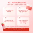 Mặt nạ ngủ môi dưỡng ẩm hồng môi tẩy tế bào hương dâu Care:nel Berry Lip Night Mask 23g