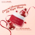 Mặt nạ ngủ môi dưỡng ẩm hồng môi tẩy tế bào hương lựu Carenel Pomegranate Lip Night Mask 23g