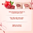 Mặt nạ ngủ môi dưỡng ẩm hồng môi tẩy tế bào hương lựu Carenel Pomegranate Lip Night Mask 23g