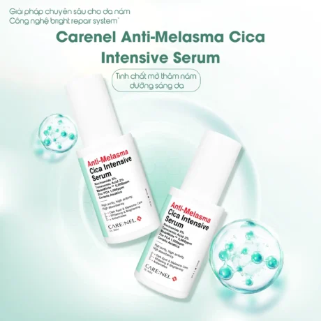 Carenel Anti-Melasma Cica Intensive Serum công nghệ Bright Repair System